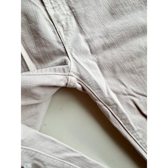 MOTHER The High Waisted Rascal Ankle Soft Pink Slim Straight Leg Jeans, Size 30 - Picture 7 of 15